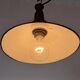 Industrial Petrol Enamel Military Pendant Lamp with Cast Aluminium Top