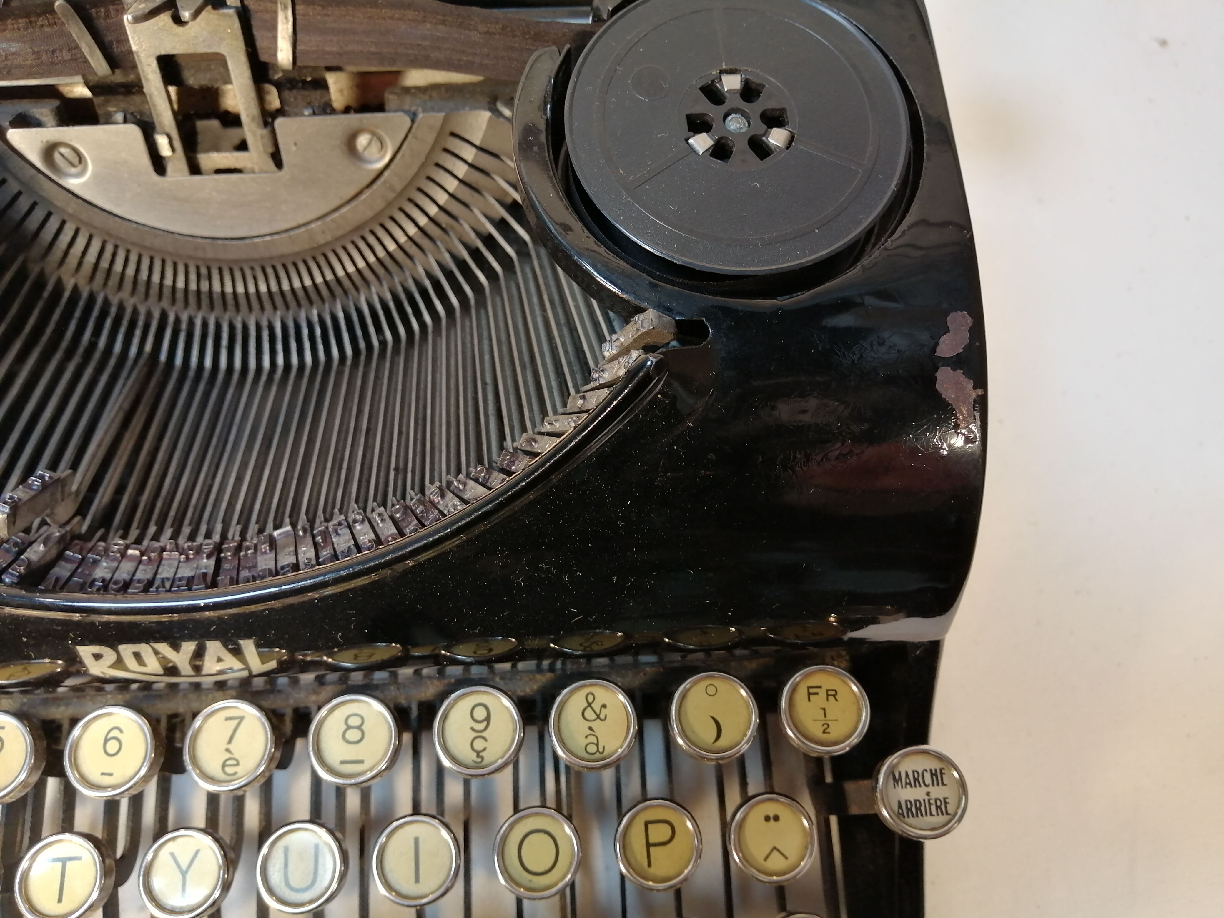 Former Royal Junior Mechanical typewriter