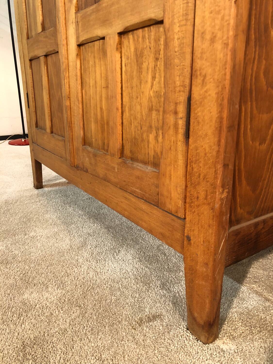 Armoire parisienne en bois des années 60