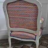 Fauteuil Louis XV restauré