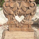 Carved oak chair