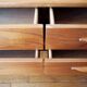 Teak sideboard of the Austinsuite house