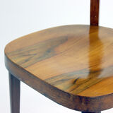 Chairs in walnut veneer by Tatra, Czechoslovakia 1960