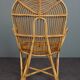 Rattan armchair with armrests by Rohé Noordwolde