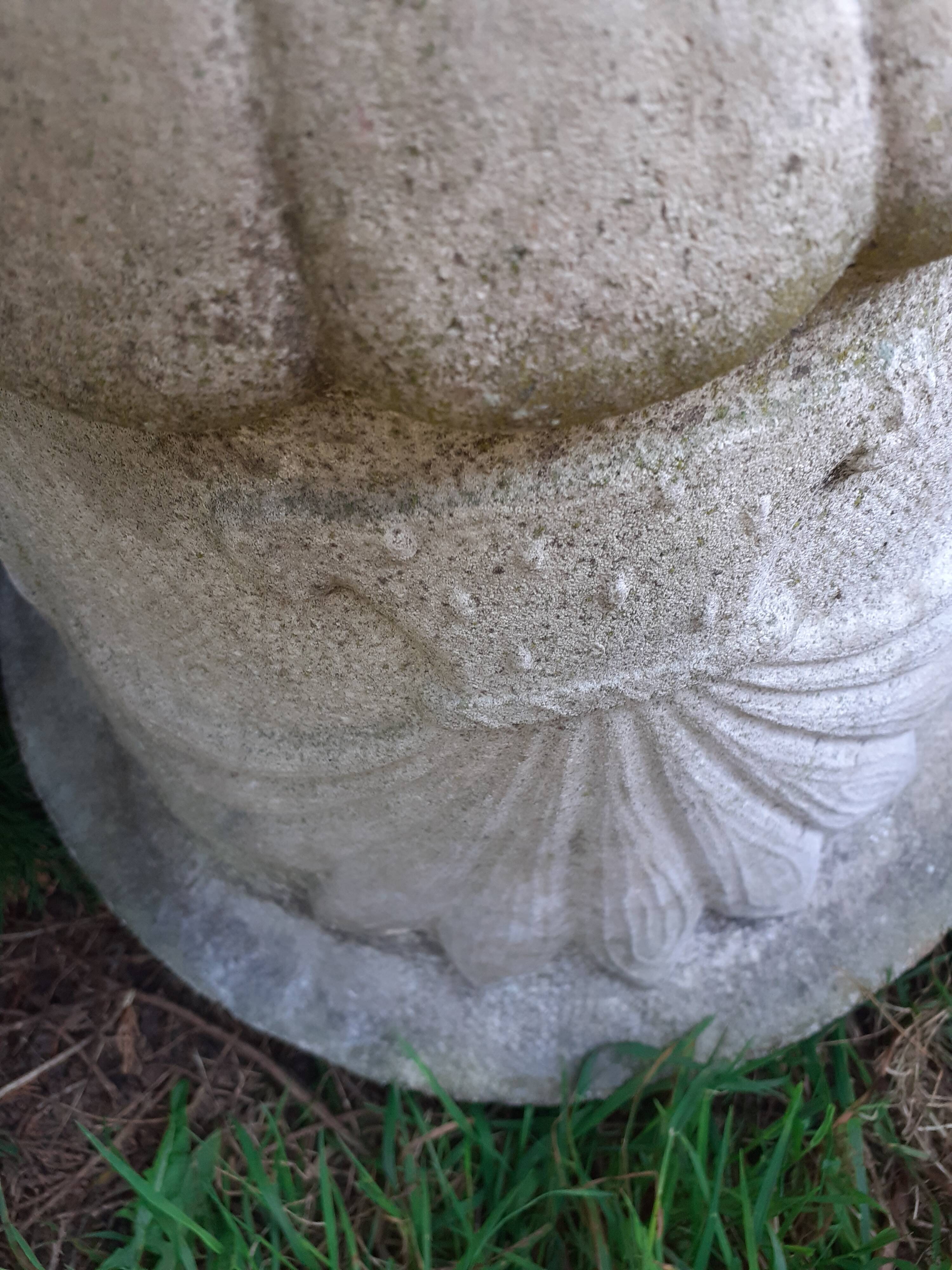 Pair of stone planter medicis