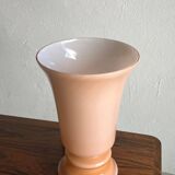 Nude milk glass table lamp | Sweden | 1960s