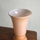 Nude milk glass table lamp | Sweden | 1960s