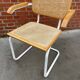 Cesca model chair with armrests white