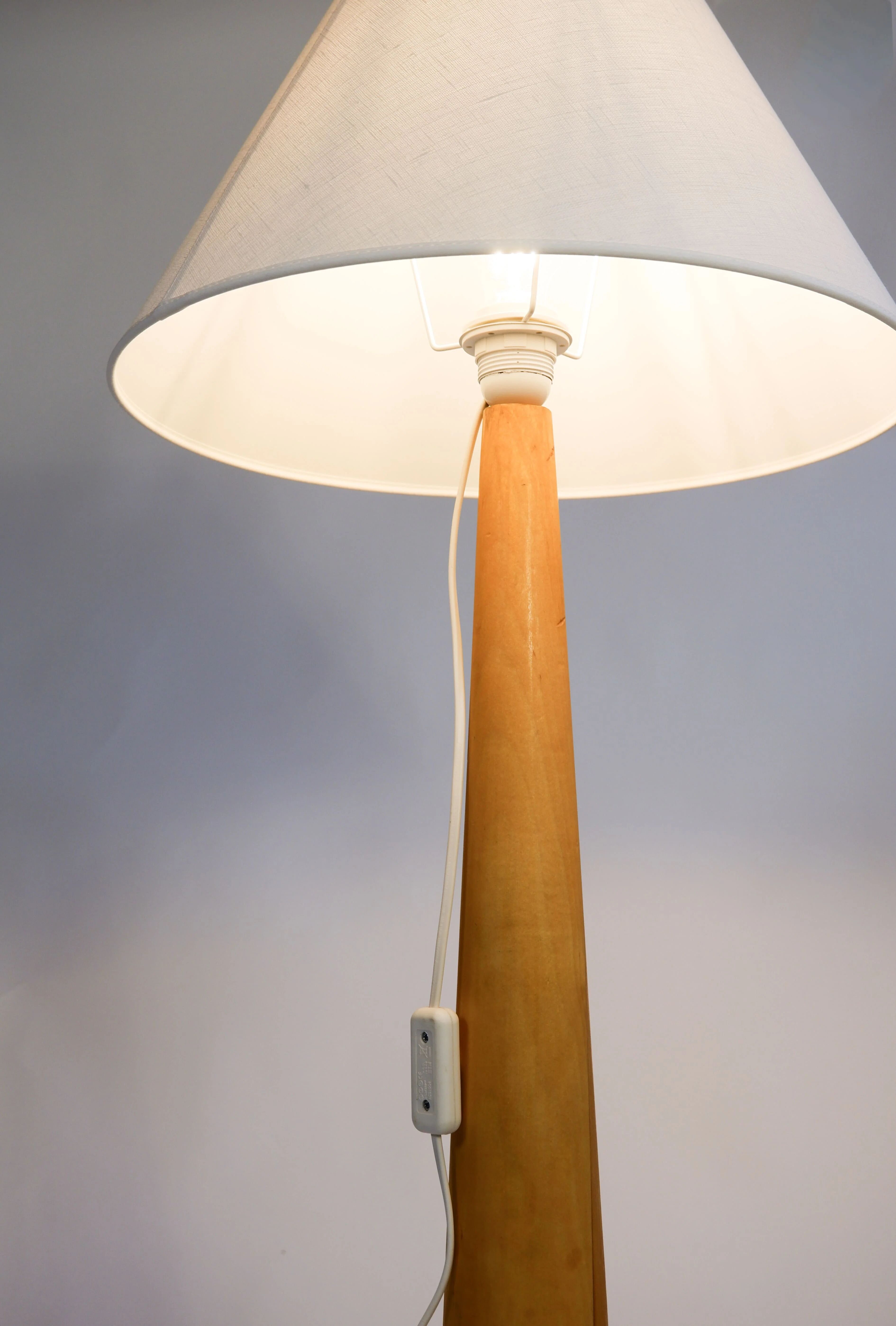 Swedish mid-century floor lamp, around 1960.