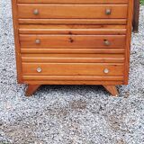 Commode vintage des années 50 pieds compas 3 tiroirs