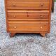 Commode vintage des années 50 pieds compas 3 tiroirs