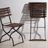 Anciennes chaises d’extérieur (c.1920). Ensemble de 3 pièces #33