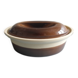 Old Emile Henry terrine dish vintage French earthenware dish