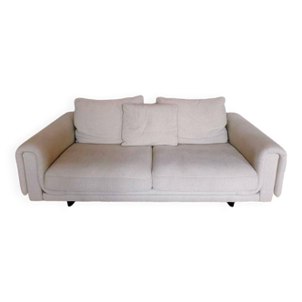 Canape underline roche bobois - 3 places - tissu beige