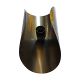 Vintage wall lamp in brushed stainless steel 70