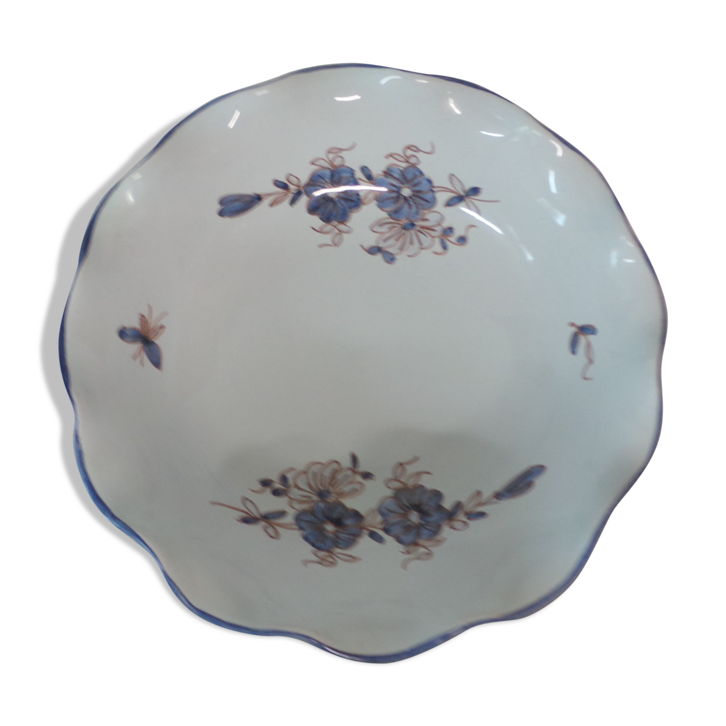 Empty pocket has handmade floral decoration A Le Gros Le Muret