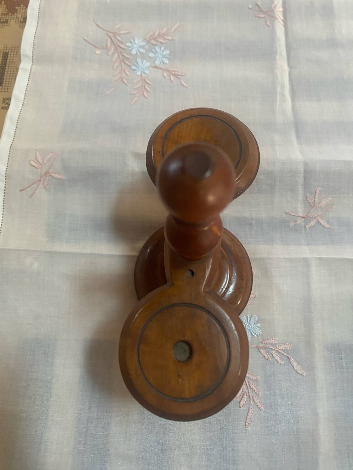 19th century boxwood salt cellar