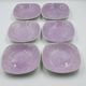 Set of 6 Boch La Louvière deep plates Model Seduction 1962 – Vintage
