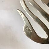 Silver metal triflies