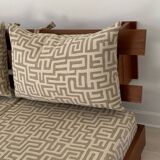 Banquette murale années 1970