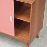 Buffet commode U-452 rose par Jiri Jiroutek pour Interier Praha 1960