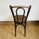 Chaise bistrot Baumann vintage en bois courbé et gaufré