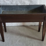 1900 indoor planter in beech and zinc