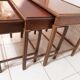 3 30s mahogany pull-out tables in their juice