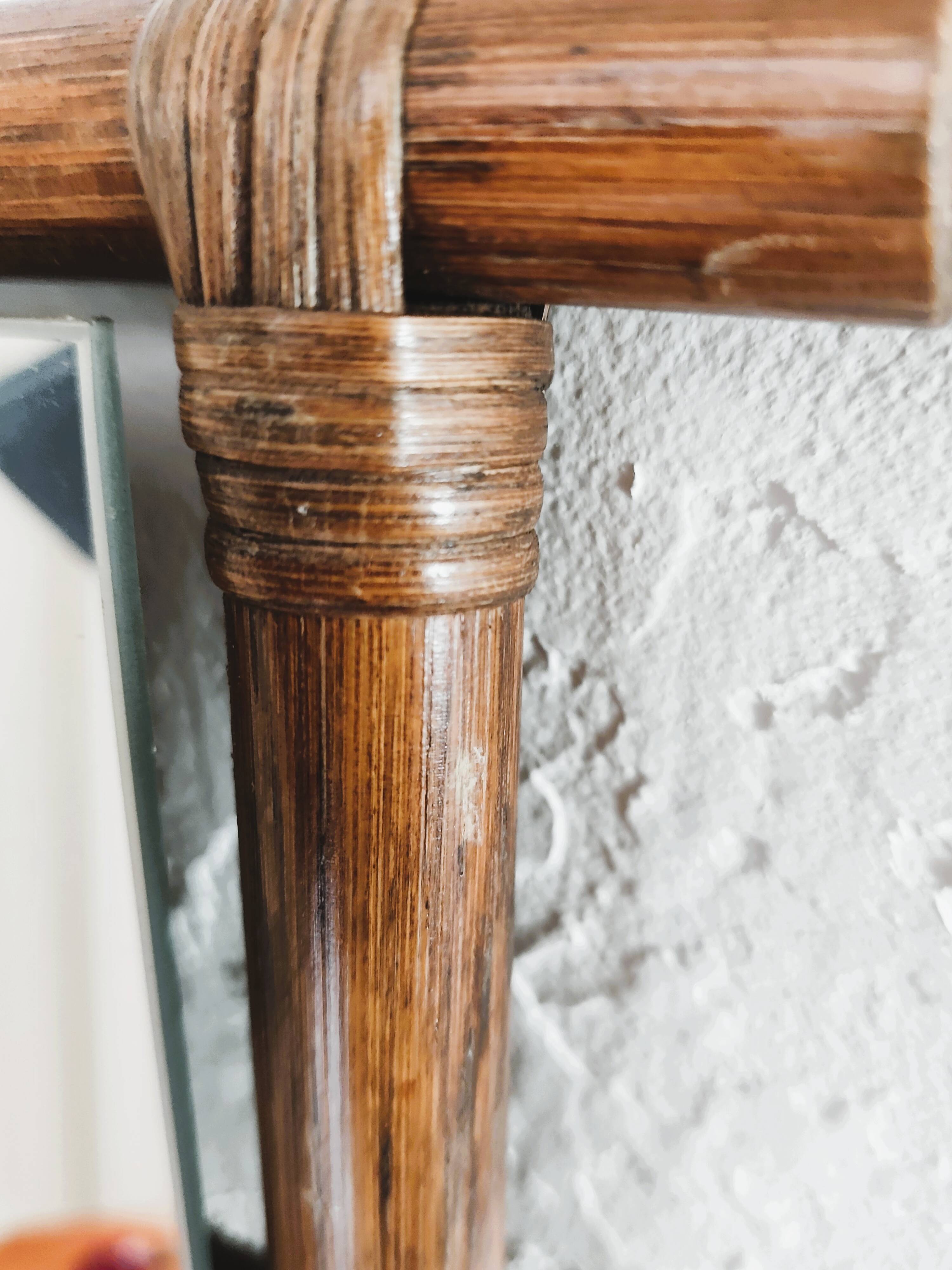 Small bamboo mirror 49 X 40 cm