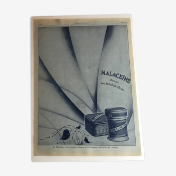 A4 Malaceine plastic authentic advertising poster