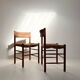 Lot de 5 chaises Charlotte Perriand modèle Dordogne