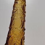 Vintage amber glass bottle