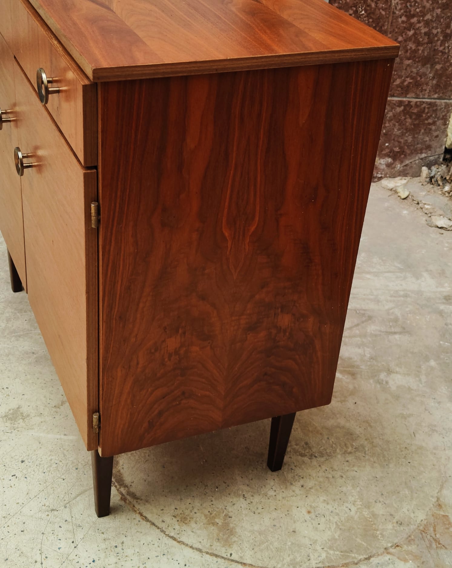 Mid century shoe cabinet | vintage - sidetable