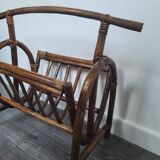 Bamboo magazine rack