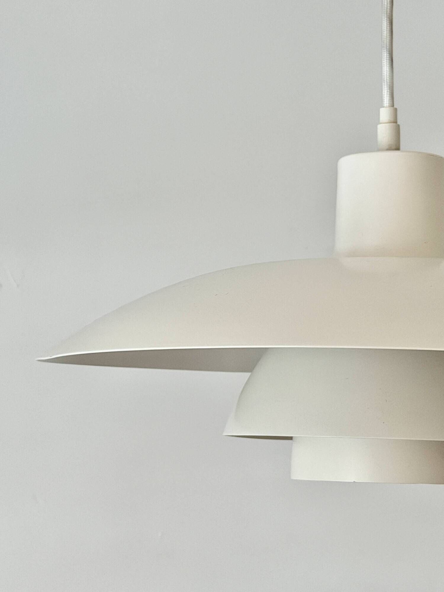 PH 4/3 white suspension by Poul Henningsen for Louis Poulsen, Denmark