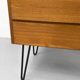 Commode en teck d'Omann Jun, années 1960
