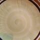 7 old stoneware flat plates