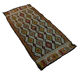 Vintage turkish kilim rug 95 x 47 cm