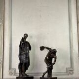 Diane de Gabies, bronze after the antique, brown patina, 19th century