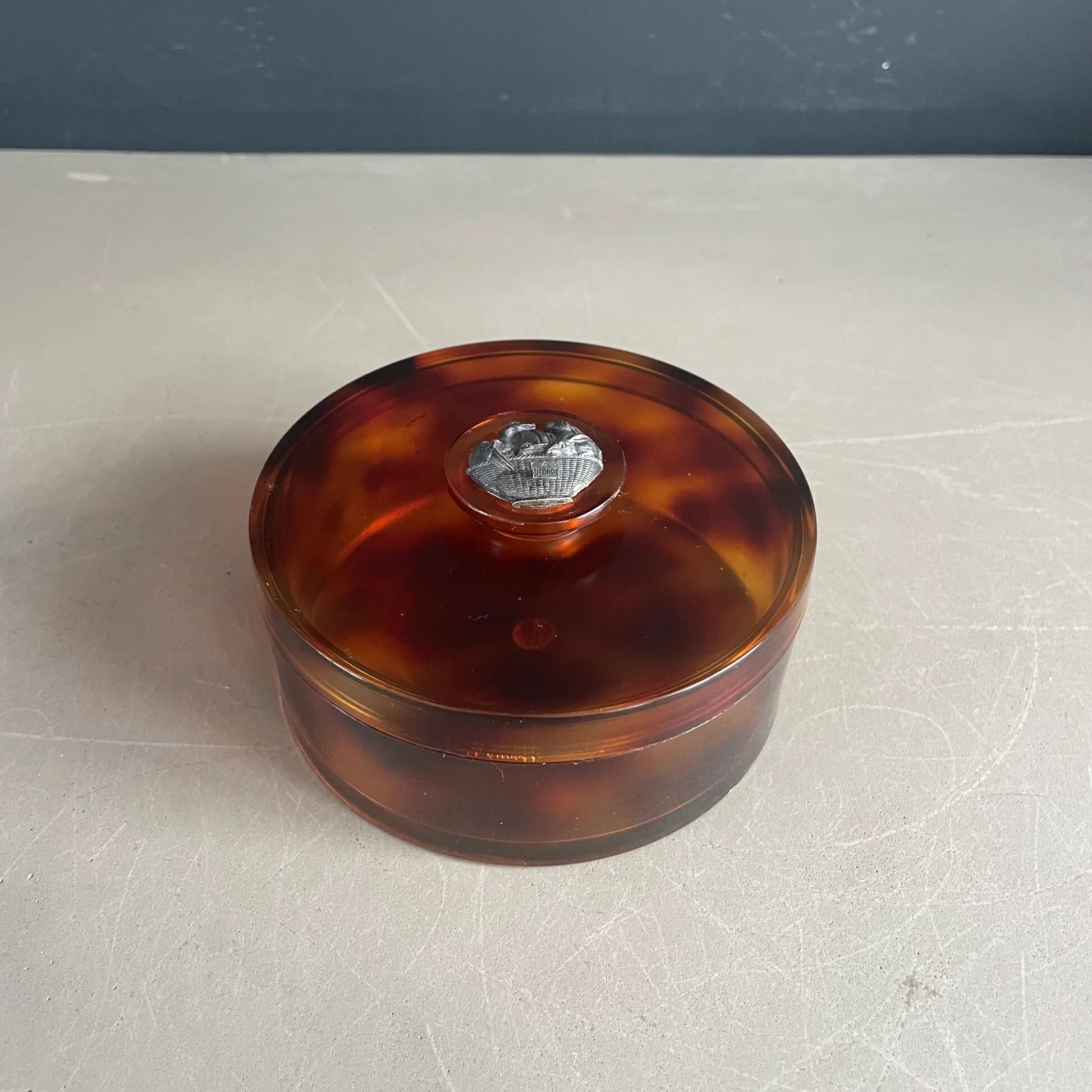 Vintage lucite box