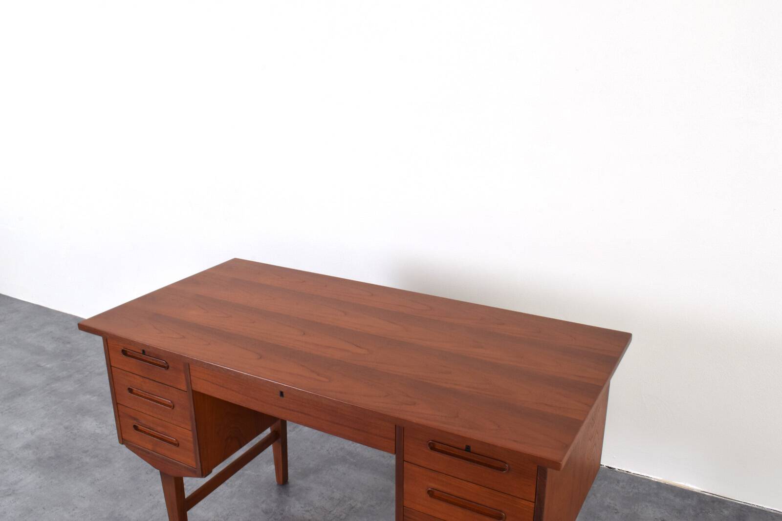 Mid-Century Danish Teak Executive Desk, 1960s.
