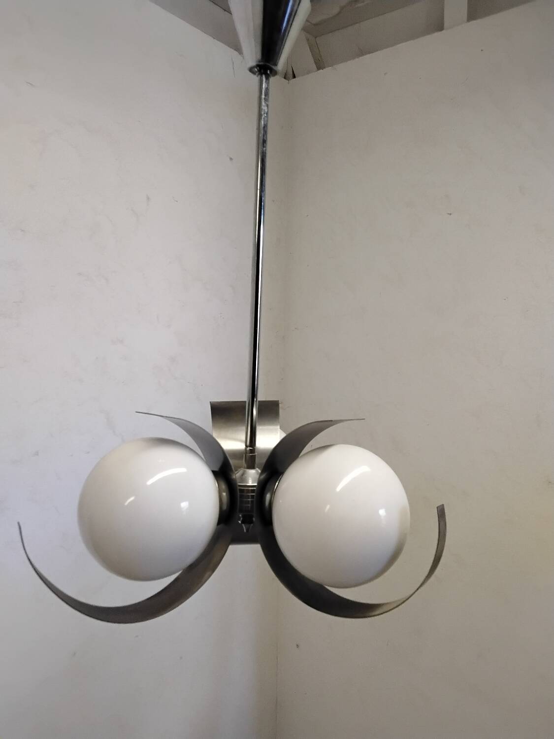 Pendant Light, Vintage Space Age Chandelier 70s