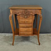 Walnut Coffee Table, Louis XV Style – Early 20th Century