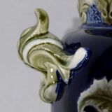 Earthenware vase, faience factory of fives lille - early twentieth century