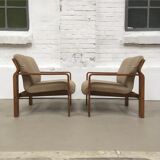 Pair of Czech vintage armchairs