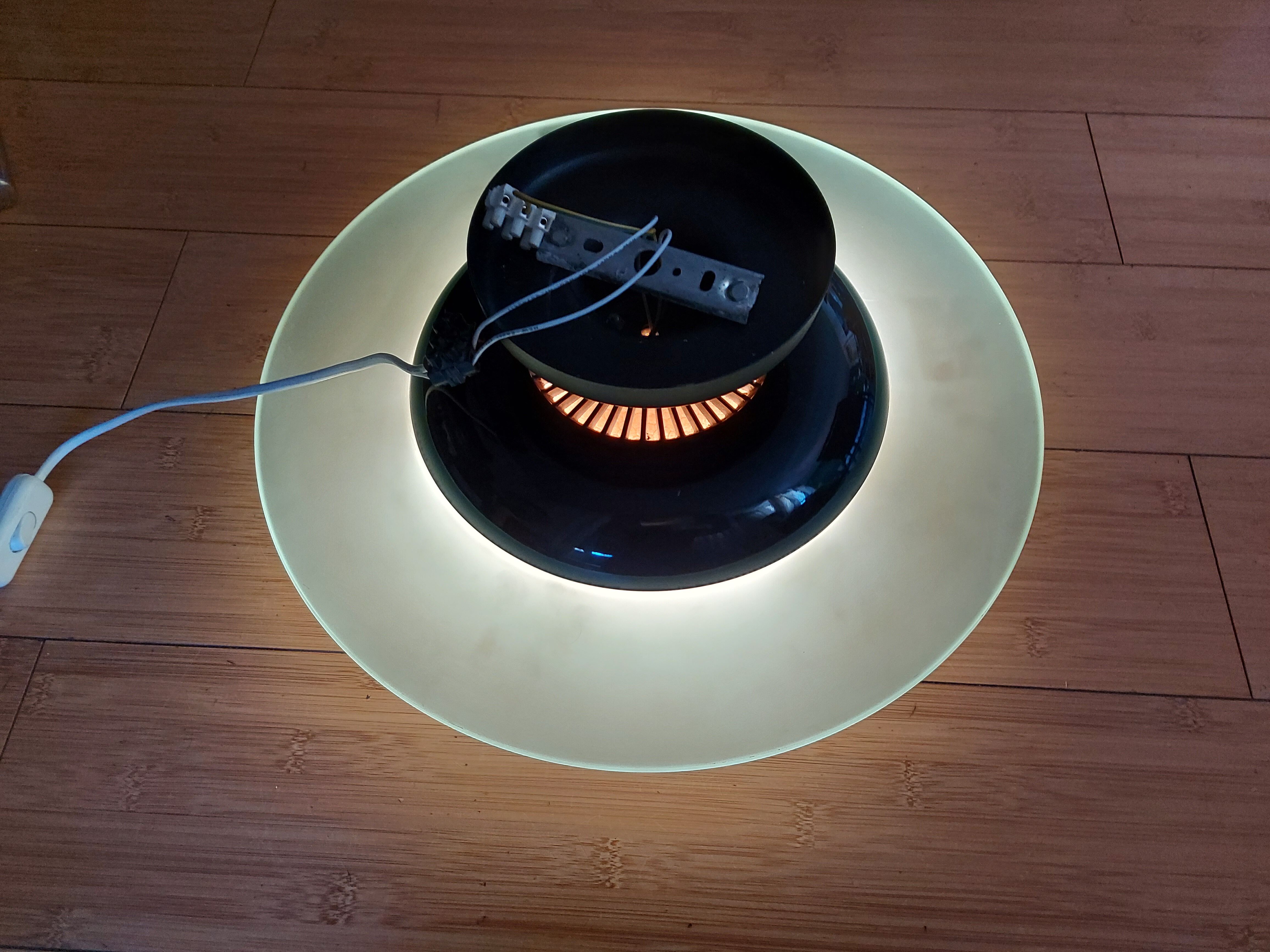 80's ceiling lamp F.Fabbian Italy