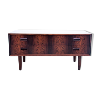 Danish rosewood chest of drawers, denmark, 1970s