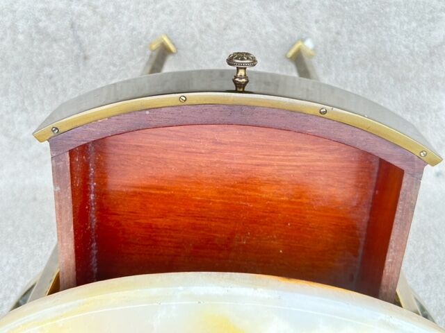 Gilded brass console