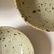Ceramic ramekins/bowls, stoneware, pyrite, La Borne, France, 1970