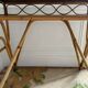 Vintage desk in rattan and bamboo from the 50s/60s.